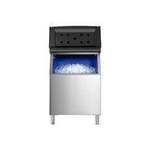 Stainless Steel 500 lb Modular Ice Storage Bin with Anti-Slip Adjustable Feet