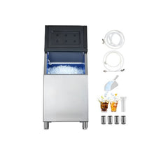 High Capacity 300 lbs Commercial Ice Storage Bin Stainless Steel for Bars, Cafes & Hotels