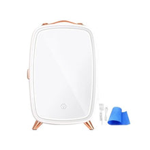 Compact 6L Luxury Cosmetic Refrigerator with LED Lighting Mirror for Skincare, Masks & Drinks