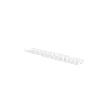 Powder Coated Steel Cable Management Basket White PWB4X18WH
