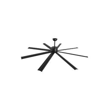 High Airflow 84 Inch Aluminum Blade Ceiling Fan with Remote Control for Patio & Living Room