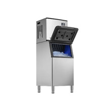 Commercial Ice Cube Production System with 360LB Daily Output and 300LB Storage Capacity