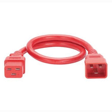 Non Locking IT Power Cord IEC C20 to IEC C19 Red NPCB01-X