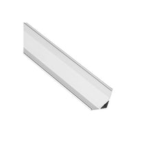 6.6 ft V-Shape LED Aluminum Channel with Cover & Clips for Under-Cabinet Lights (10-Pack)