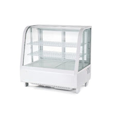 3.5 Cu. Ft. Curved Glass Countertop Refrigerated Display Case for Bakery & Dessert Shops