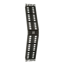 48 Port Unshielded Front Access Angled Patch Panel Black NKFPA48