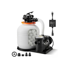 16 Inch Durable Leak-Resistant Sand Filter Pump for Above Ground Swimming Pools