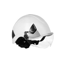 Type 1 Class C Industrial Safety Helmet with Visor ANSI/ISEA Z89.1 ABS Hard Hat with 6-Point Ratchet Suspension Adjustable Vented Construction Helmet