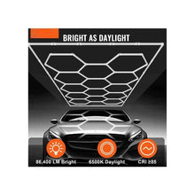 6500K 14 Grid Systems Ultra Brigh Honeycomb LED Garage Ceiling Lighting Fixture Kit