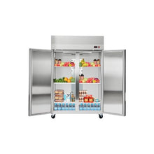 32.1 Cu.Ft. Professional 48 Inch Commercial 2 Door Commercial Refrigerator with Auto Defrost & Adjustable Shelves