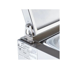 Commercial 71 Inch Countertop Refrigerated Condiment Station with Combination Food Pans and Stainless Guard