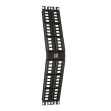 48 Port Unshielded Front Access Angled Patch Panel Black NKFPA48