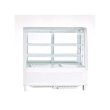 3.5 Cu. Ft. Curved Glass Countertop Refrigerated Display Case for Bakery & Dessert Shops