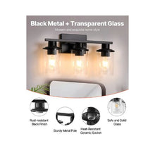Minimalist Modern 3-Light Indoor Wall Lighting Fixture for Bathroom & Hallway