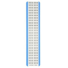 Pre Printed Vinyl Cloth Wire Identification Marker White PCM-200-224 (Pack of 25)