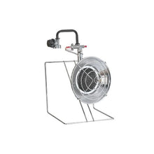 Adjustable 18,000 BTU Single Head Propane Radiant Heating Burner for Garage, Patio, and Outdoor Use