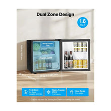 1.6 Cu.Ft Small Compact Refrigerator with Freezer Reversible Door and Adjustable Shelf for Office, Dorm Room & Home