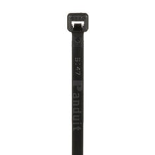 Heat Stabilized Standard Cross Section Cable Tie Black PLT1.5S-M30 (Pack of 1000)