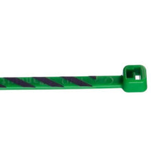 Cross Section Miniature Striped Premium Cable Tie Green With Violet PLT1M-L5-7 (Pack of 50)