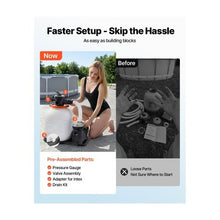 16-Inch Above Ground Swimming Pool Sand Filter Pump System with High-Efficiency Water Filtration