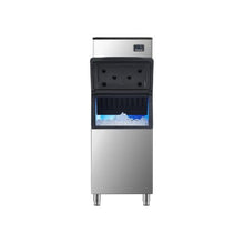 Commercial Ice Cube Production System with 360LB Daily Output and 300LB Storage Capacity