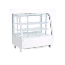3.5 Cu. Ft. Curved Glass Countertop Refrigerated Display Case for Bakery & Dessert Shops