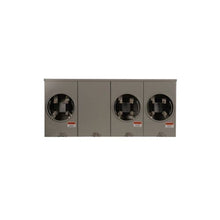 3 Gang 100A 600V Single Phase Four Jaw Meter Socket 1008952CH
