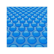 24 ft Round 16 Mil Solar Pool Cover PE Bubble Swimming Pool Blanket Heat Retaining Cover for Daytime Heat Absorption & Nighttime Heat Retention Blue
