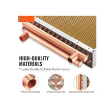 High-Performance 16 x 16 Inch Water-to-Air Heat Exchanger for Outdoor Wood Boilers and Forced Air Furnaces