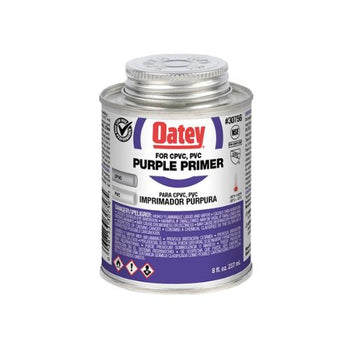 8 oz Oatey Purple Primer For PVC Fittings Purple G30756