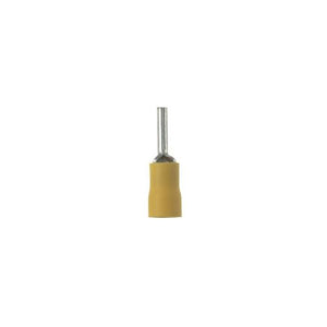 12 to 10 AWG Loose Piece Vinyl Insulated Pin Terminal Yellow PV10-P55-DYY (Pack of 500)