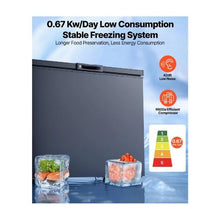 Large Capacity 6.7 Cu.Ft Household Chest Freezer with Mechanical Adjustable Temperature Control
