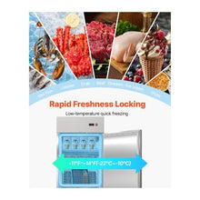 29 Inch Commercial Reach In Upright Freezer 22 Cu.Ft. Single Door Stainless Steel with Auto-Defrost & Adjustable Shelves