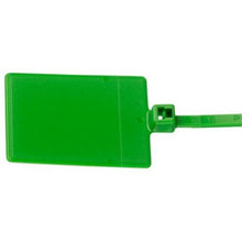 Nylon Cross Section Flag Miniature Marker Cable Tie Green PLF1MA-M5 (Pack of 1000)