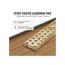 High-Performance 16 x 16 Inch Water-to-Air Heat Exchanger for Outdoor Wood Boilers and Forced Air Furnaces