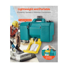 8-Gallon Portable Emergency Eyewash Station, Dual Spray Nozzles, OSHA & ANSI Compliant Wall-Mount or Flat-Surface Green