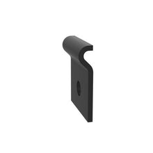 Wire Basket Vertical Wall Mount Bracket Black PWBWMBVBL