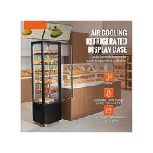 Commercial 9.8 Cu.Ft. Bakery Refrigerated Display Cabinet with LED Lighting & Air Cooling