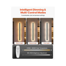 47.2 Inch Long Strip Modern Decorative Adjustable Warm to Cool Outdoor Wall Light Fixture
