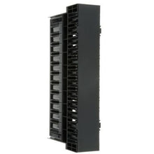 Horizontal Dual Sided Cable Manager Front And Rear Black NCMH2