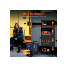 12V/24V All-in-One Upright Bluetooth Enabled Fast Heating Vertical 8KW Diesel Heating System