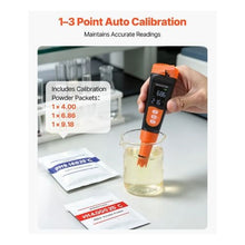 3-in-1 Digital pH EC TDS Meter Multi-Parameter Water Quality Tester 3-Point Calibration IP68 Waterproof Probe VA Display Calibration Powder Kit