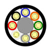 MiDia® Micro FX 8-Element All-Dielectric Dry-Core Outdoor Loose Tube Fiber Optic Cable 07238-01