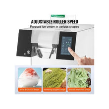 397 LBS/24H Heavy Duty 180KG Snow Ice Maker Stainless Steel Construction for Ice Cream Shops & Cafes