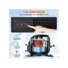 3.5 Cu.Ft. Countertop Refrigerated Pastry Display Case with LED Lighting & Turbo Cooling
