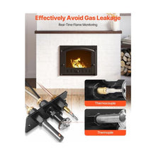 Gas Fireplace Pilot Burner Assembly Kit for Lennox, Superior, and Astria Models Black