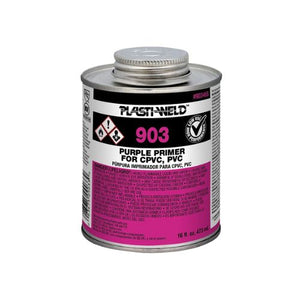 16 oz Oatey Purple Primer For PVC Fittings Purple G90346S
