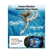 13-Inch Above Ground Pool Sand Filter Pump System with 0.75 HP Motor