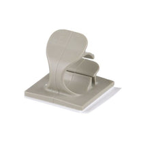 Latching Wire Clips with Rubber Adhesive Backing Gray LWC38-A-C14 (Pack of 100)