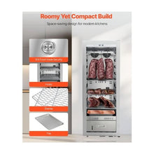 230 LBS Commercial Dry Aging Refrigerator for Meat & Steak with Temperature and Humidity Control